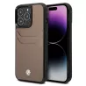 iPhone 14 Pro Max | Coque CB BMW Signature en Cuir Véritable