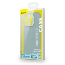 iPhone 14 Pro | Coque BASEUS Liquid Silica Gel + Verre Trempé