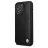 Coque BMW Signature en Cuir Véritable pour iPhone 14 Pro Max