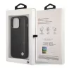 Coque BMW Signature en Cuir Véritable pour iPhone 14 Pro