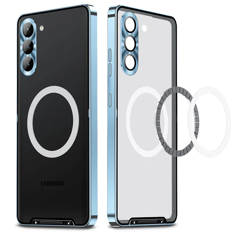 Coque Métal Compatible MagSafe pour Galaxy S23+ Coque Métal Compatible MagSafe pour Galaxy S23+
