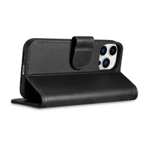 iPhone 14 Pro Max | Étui Portefeuille iCARER Cuir Véritable
