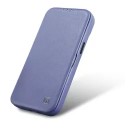 iPhone 14 | Étui Folio iCARER en Cuir Véritable avec MagSafe