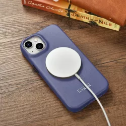 iPhone 14 | Étui Folio iCARER en Cuir Véritable avec MagSafe