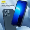 iPhone 14 Max | Coque MagSafe BASEUS Liquid Silica Gel + Verre Trempé