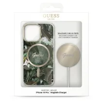iPhone 14 Pro | Coffret GUESS Coque Jungle + Chargeur MagSafe