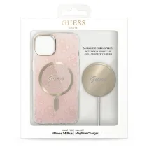 iPhone 14 Plus | Coffret GUESS Coque 4G + Chargeur MagSafe