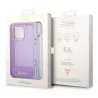 iPhone 14 Pro | Coque Translucide GUESS avec Sangle Perlée