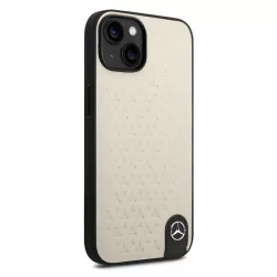 iPhone 14 Plus | Coque MERCEDES Stars en Cuir Véritable