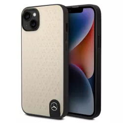 iPhone 14 Plus | Coque MERCEDES Stars en Cuir Véritable