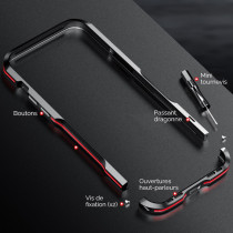 Bumper en Métal Profilé Antichoc pour iPhone 14 Plus