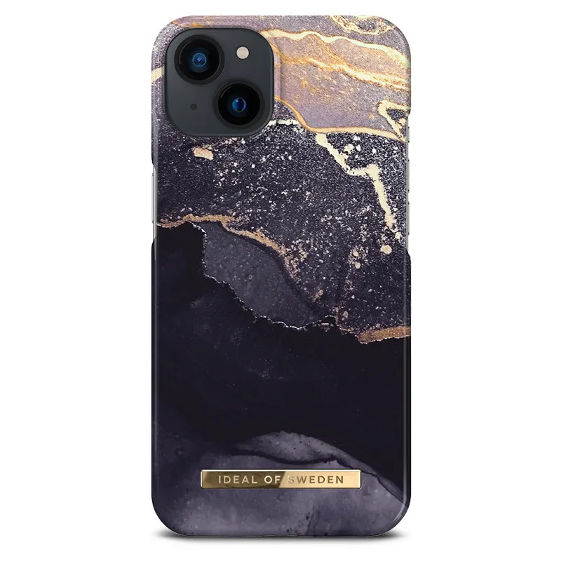 Coque IDEAL OF SWEDEN Golden Twilight Marble pour iPhone 14