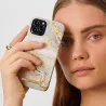 Coque IDEAL OF SWEDEN Sparkle Greige Marble pour iPhone 14