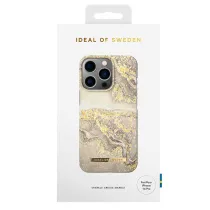 iPhone 14 Pro | Coque IDEAL OF SWEDEN Sparkle Greige Marble