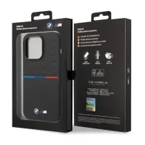 Coque BMW M Power Hexo Tricolore pour iPhone 14 Pro Max