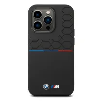 Coque BMW M Power Hexo Tricolore pour iPhone 14 Pro