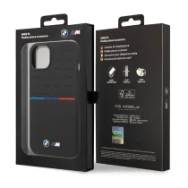 Coque BMW M Power Hexo Tricolore pour iPhone 14 Plus