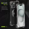 iPhone 15 | Coque MagSafe R-JUST RJ-51 Fibre Carbone & Alu