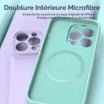 Coque MagSafe en Silicone Liquide pour iPhone 14