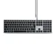 Clavier USB-C SATECHI W3 Slim avec Touches AZERTY Rétroéclairées