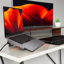Hub Double USB-C SATECHI Pro Hub Slim pour MacBook Pro/Air