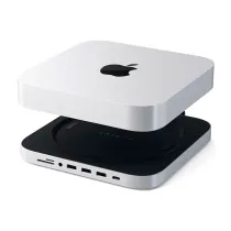 Support Aluminium avec Hub USB-C SATECHI pour Mac Mini