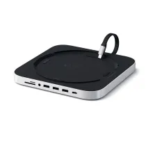 Support Aluminium avec Hub USB-C SATECHI pour Mac Mini
