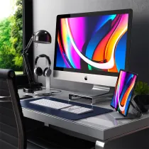 Support iMac SATECHI avec Hub USB-C | USB-A | Jack | MicroSD