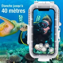 Caisson Étanche 40 Mètres pour iPhone 13 Pro Max & 12 Pro Max