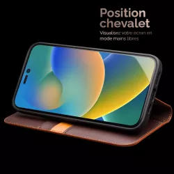 %category% | Étui Portefeuille QIALINO en Cuir Véritable