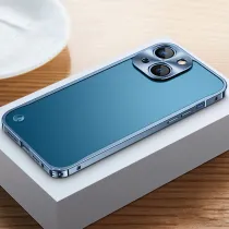 iPhone 14 Plus | Coque Translucide avec Cache Caméra Métal pour