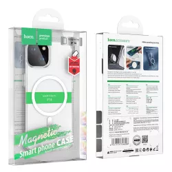 Coque MagSafe Transparente HOCO Magnetic pour iPhone 14