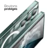 Coque Métal Compatible MagSafe pour Galaxy S21 Plus