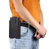 Étui Ceinture Vertical en Cuir pour Smartphone de 5,5 à 7,2'