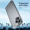 Coque Translucide avec Cache Caméra Métal pour iPhone 13
