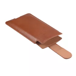 Étui Ceinture Vertical en Cuir pour Smartphone de 5,5 à 7,2'