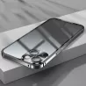 Coque Translucide avec Contour en Métal pour iPhone 13
