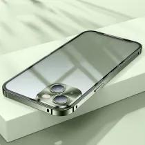 Coque Translucide avec Contour en Métal pour iPhone 13