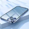 Coque Translucide avec Contour en Métal pour iPhone 13