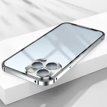 Coque Translucide avec Contour en Métal pour iPhone 13 Pro