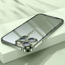 Coque Translucide avec Contour en Métal iPhone 13 Pro Max