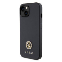 iPhone 15 Plus | Coque GUESS 4G Strass Metal Logo