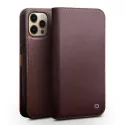 iPhone 13 Pro - Étui Portefeuille QIALINO en Cuir Véritable