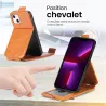 iPhone 13 Mini | Étui Vertical Magnétique Pochettes CB