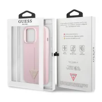 Coque Silicone GUESS Line Triangle pour iPhone 13 Pro Max