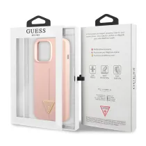 Coque Silicone GUESS Line Triangle pour iPhone 13 Pro