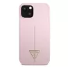 Coque Silicone GUESS Line Triangle pour iPhone 13