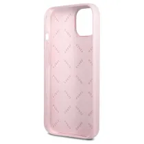 Coque Silicone GUESS Line Triangle pour iPhone 13