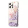 Coque Paillettes GUESS Glitter Flower pour iPhone 13 Pro
