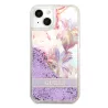Coque Paillettes GUESS Glitter Flower pour iPhone 13 Mini